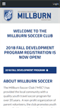 Mobile Screenshot of millburnsoccer.com